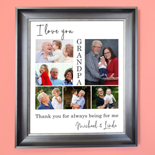 My Grandad The Greatest Frame Photo Collage Framed Gift