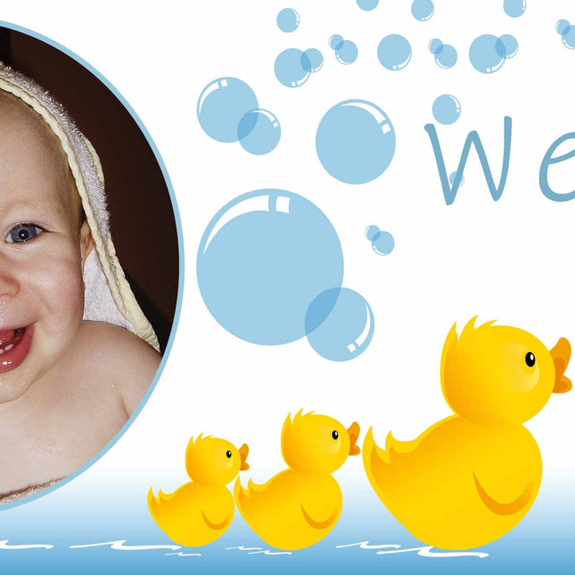New Baby Party Personalised Banner