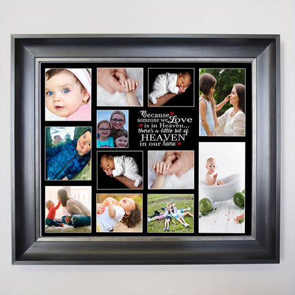 Because Someone We Love Memorial Framed Photo Collage