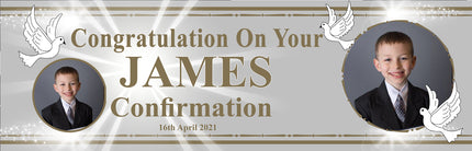 Irish Confirmation Personalised Photo Banner