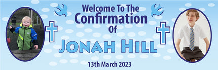 Welcome To My Confirmation Personalised Photo Banner