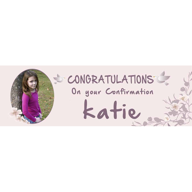 My Confirmation Party Personalised Banner