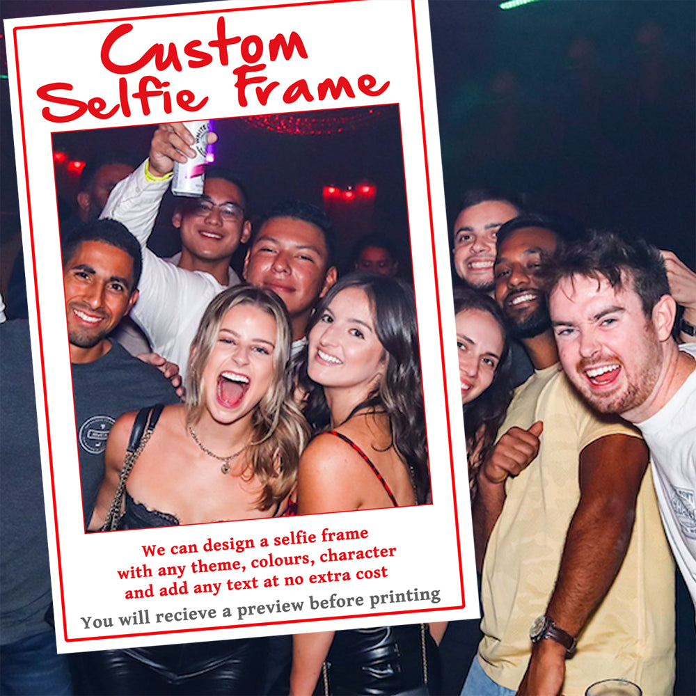 Custom Personalised Party Selfie Frame