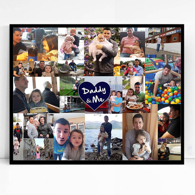 Daddy And Me Precious Memories Framed Photo Collage