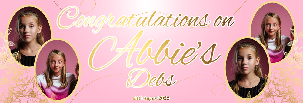 Debs Celebration Personalised Banner
