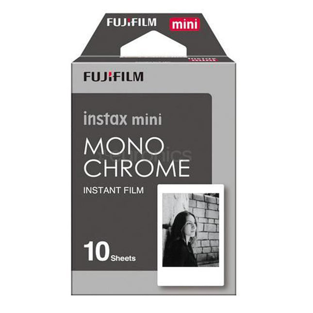 Fujifilm Instax Mini Instant Mono Chrome Photo Film | 10 Shots