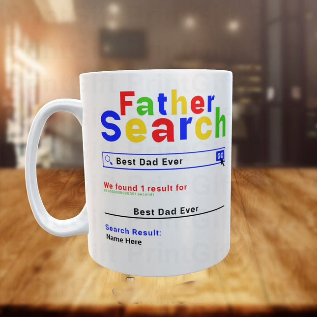 Father Search - Funny Novelty Mug