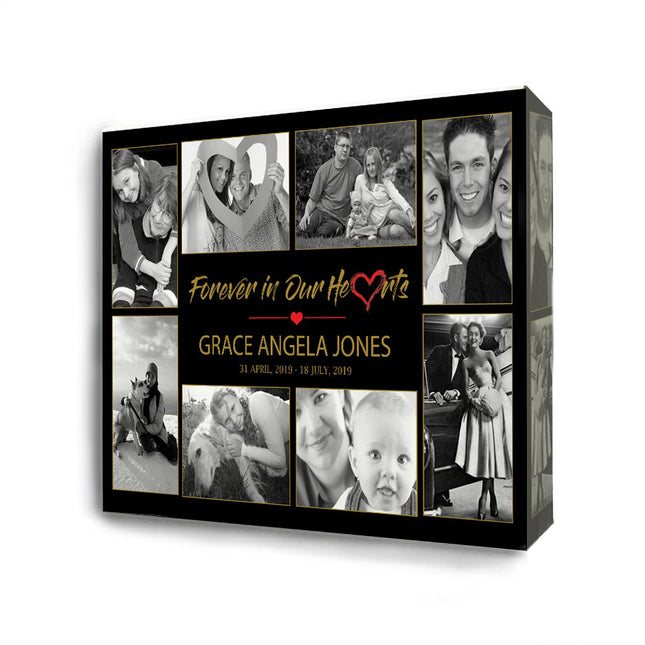 Forever In Our Memories Memorial Photo Canvas