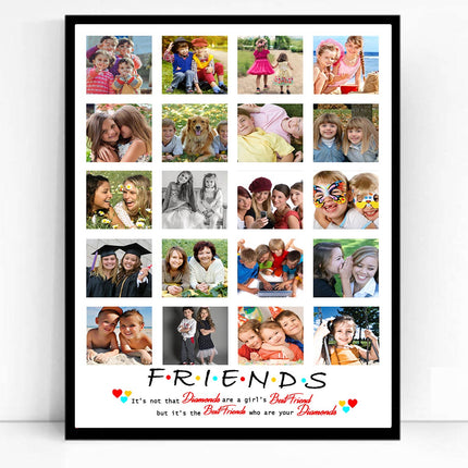Friends Forever Framed Photo Collage