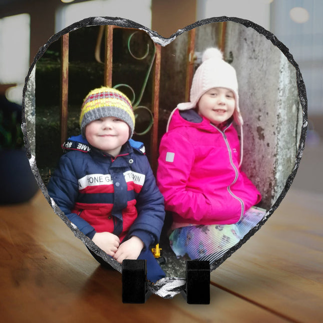 Photo On Heart Slate - Now With 20% OFF