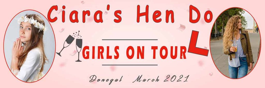 Hen Party Personalised Banner