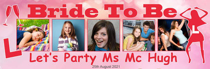 Bride To Be Party Personalised Banner