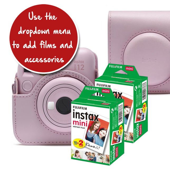 Fujifilm Instax Mini 12 Instant Print Camera with Accessories