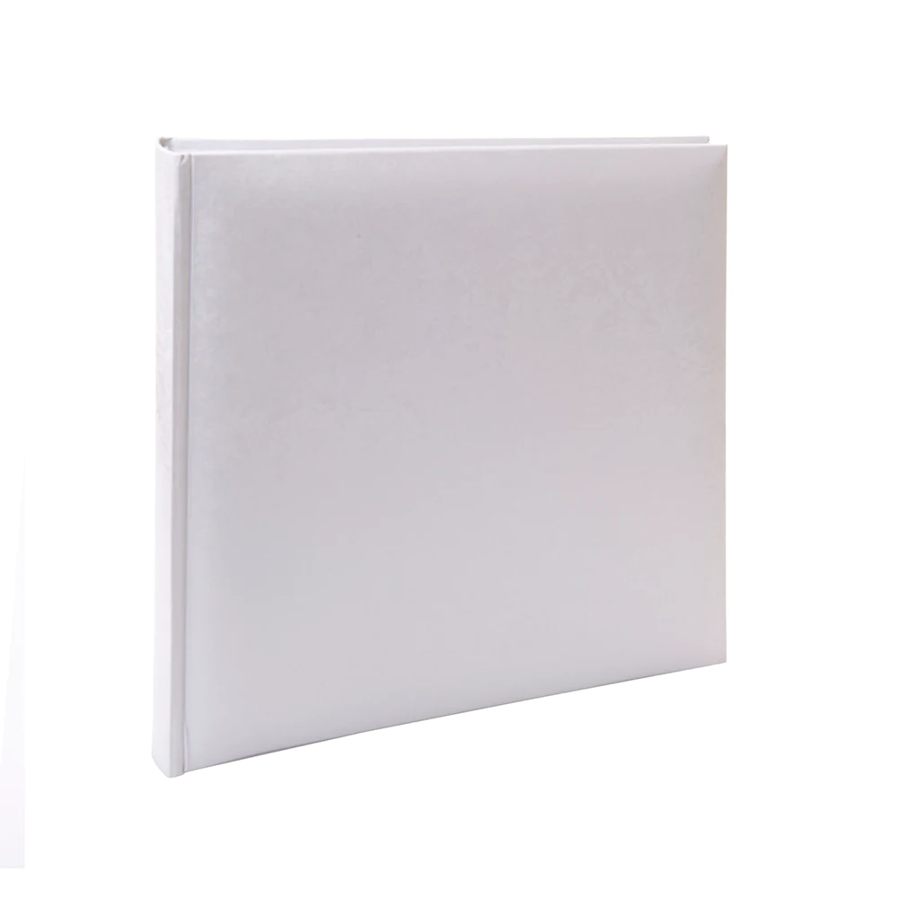 60 Pages Traditional White Satin Wedding Self Adhesive Photo album By Kenro