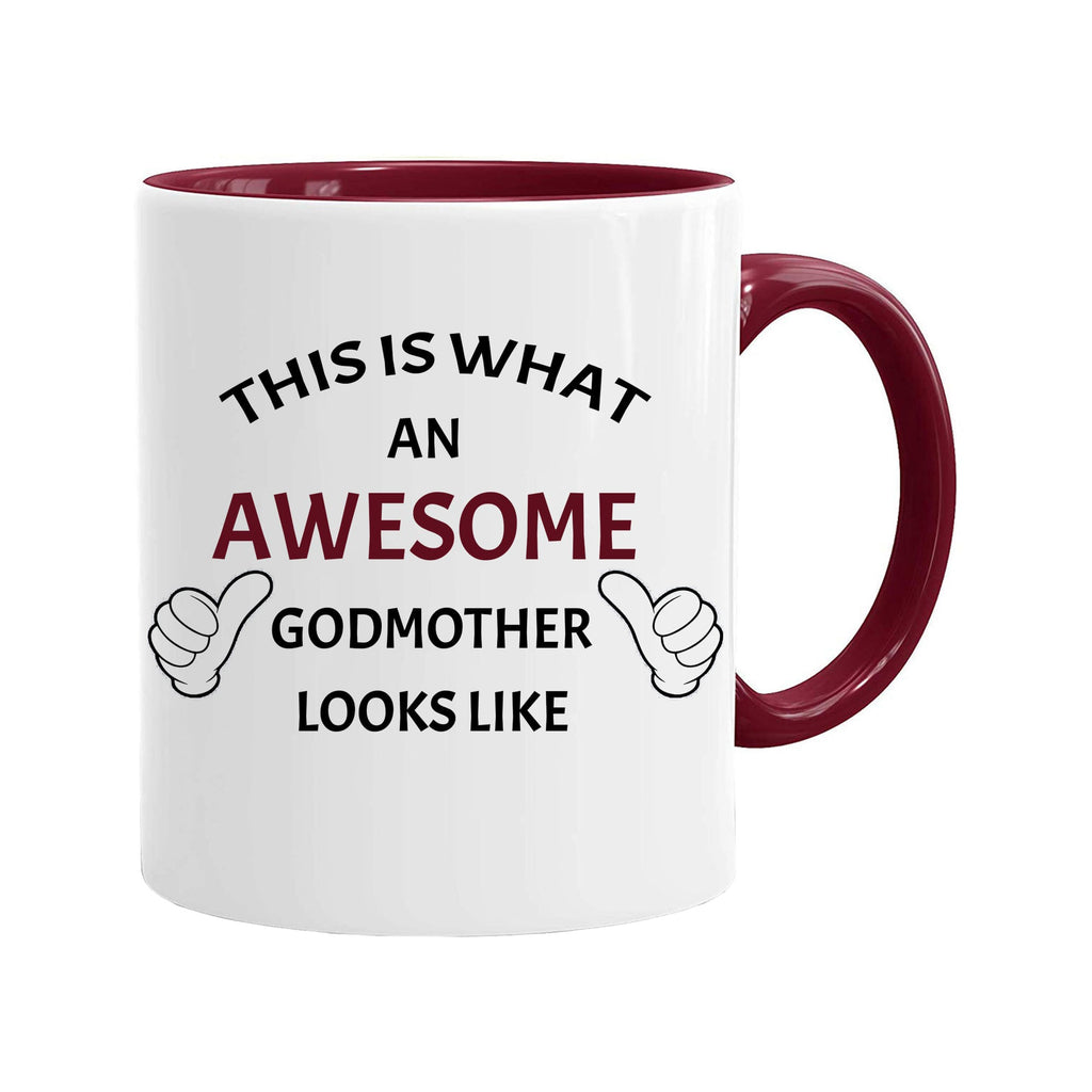 Awesome Godmother - Family Novelty Mug