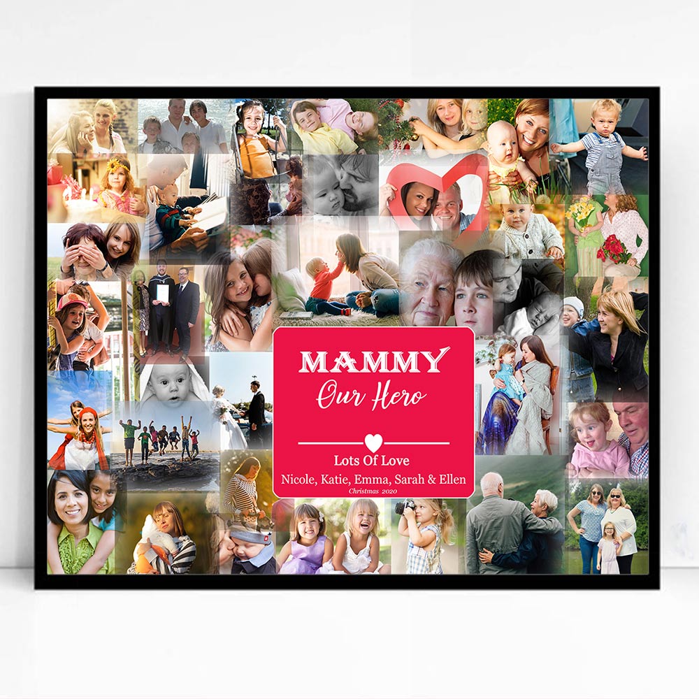 Mammy To The Worlds Collage Framed Photo Collage
