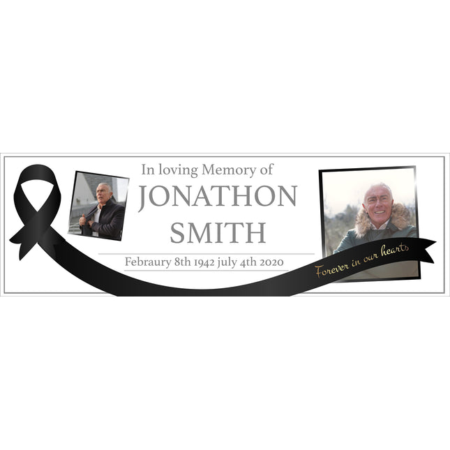 This Is Your Life Personalised Memorial Banner