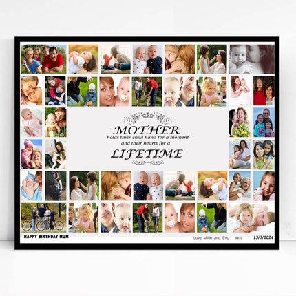 Mother Of A Lifetime, Our Memories Framed Birthday Collage