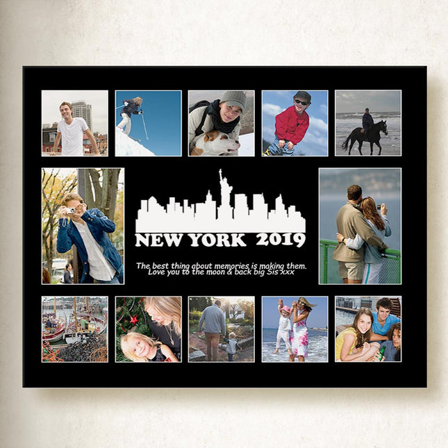NEW York Memories Collage On Canvas