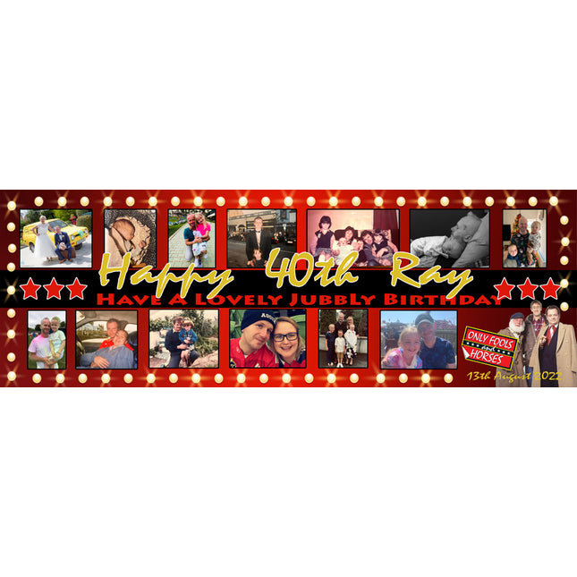 Only Fools and Horses Personalised Birthday Banner