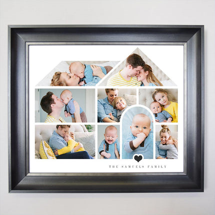 Our House Of Love Framed Photo Collage