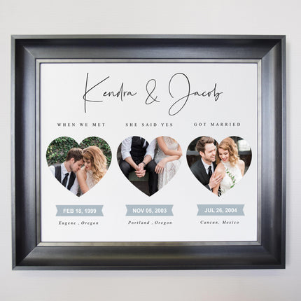 Our Love Together Framed Photo Collage