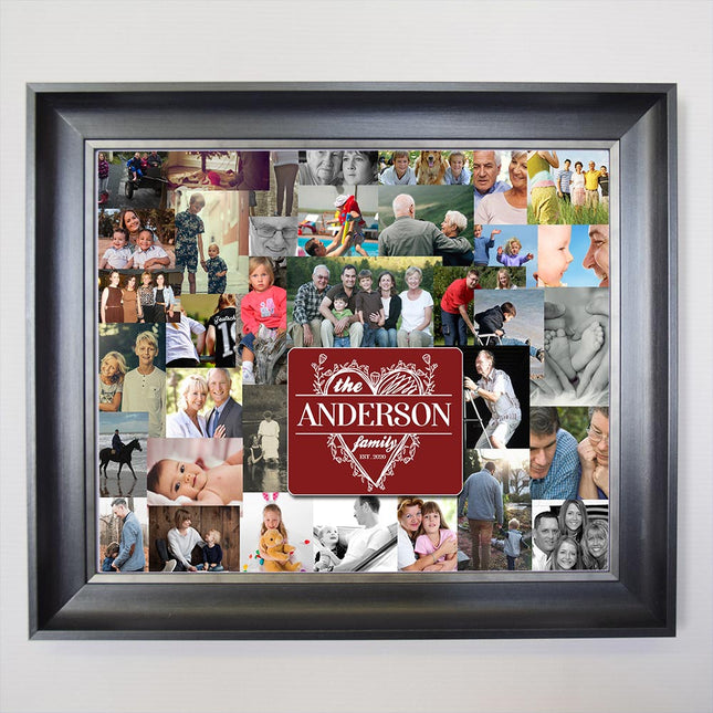 Our Precious Memories In One Place Framed Photo Collage