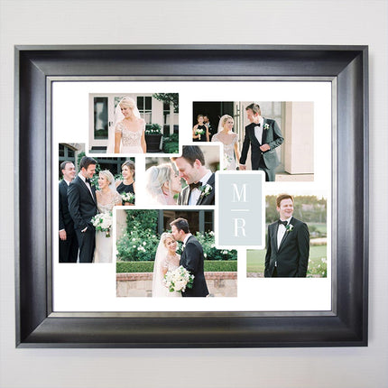 Our Wedding Together Framed Photo collage