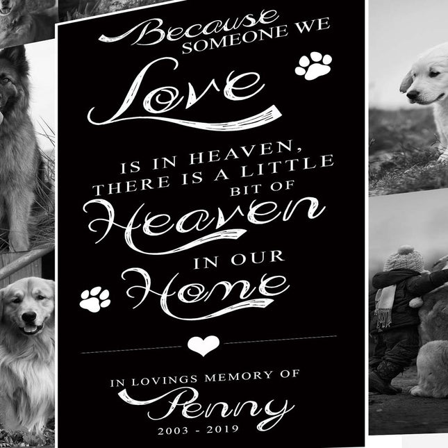Our Family Pet memorial On Canvas