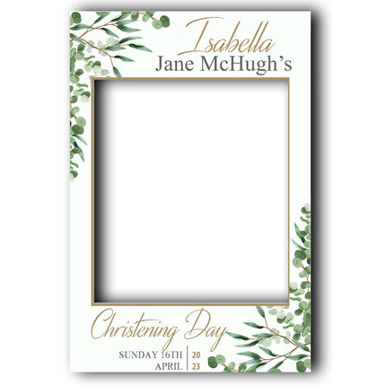 On Your Christening Day Personalised Selfie Frame