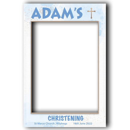 Celebrate The Christening Day Personalised Selfie Frame
