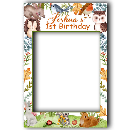 Natures Way Party Personalised Childrens Birthday Selfie Frame