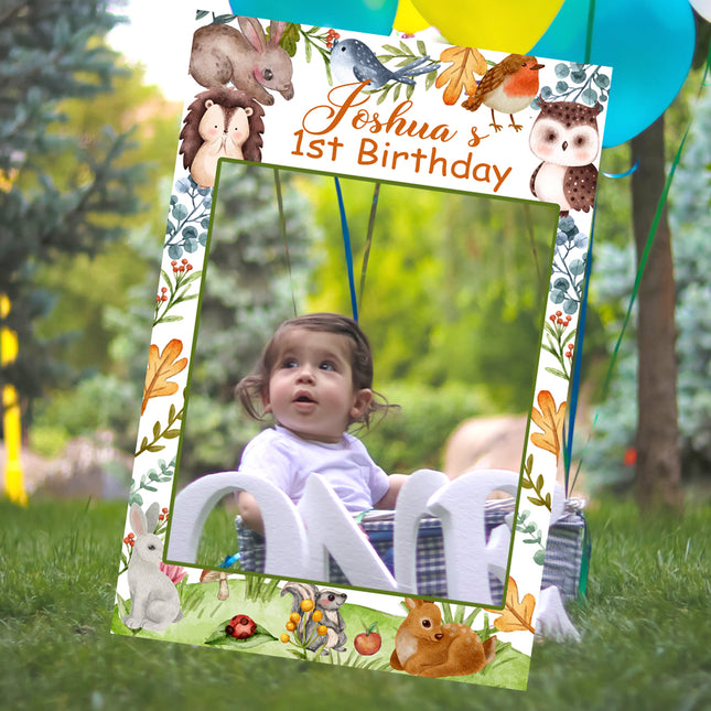 Natures Way Party Personalised Childrens Birthday Selfie Frame