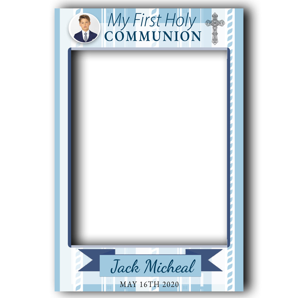 Its a First Communion Day Party | Personalised Selfie Frame | Domore.ie ...