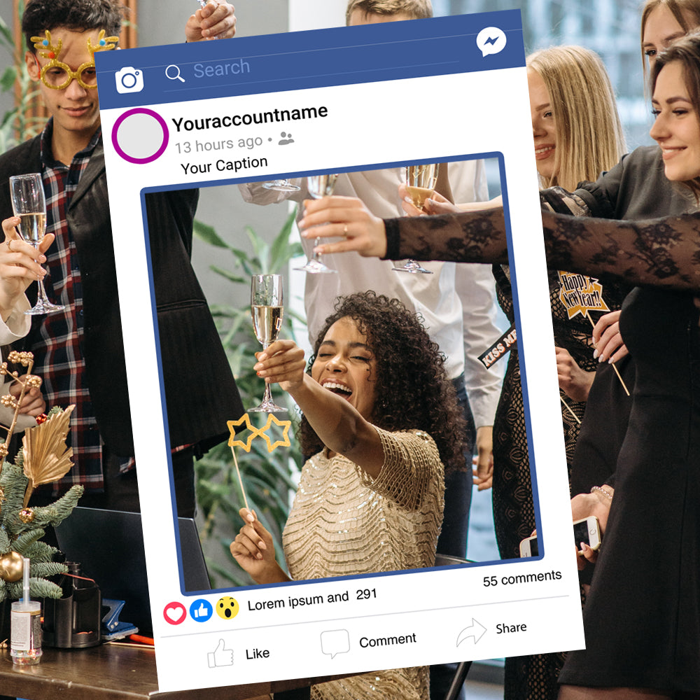 Facebook Social Media | Personalised Selfie Frame | Domore.ie – Do More ...