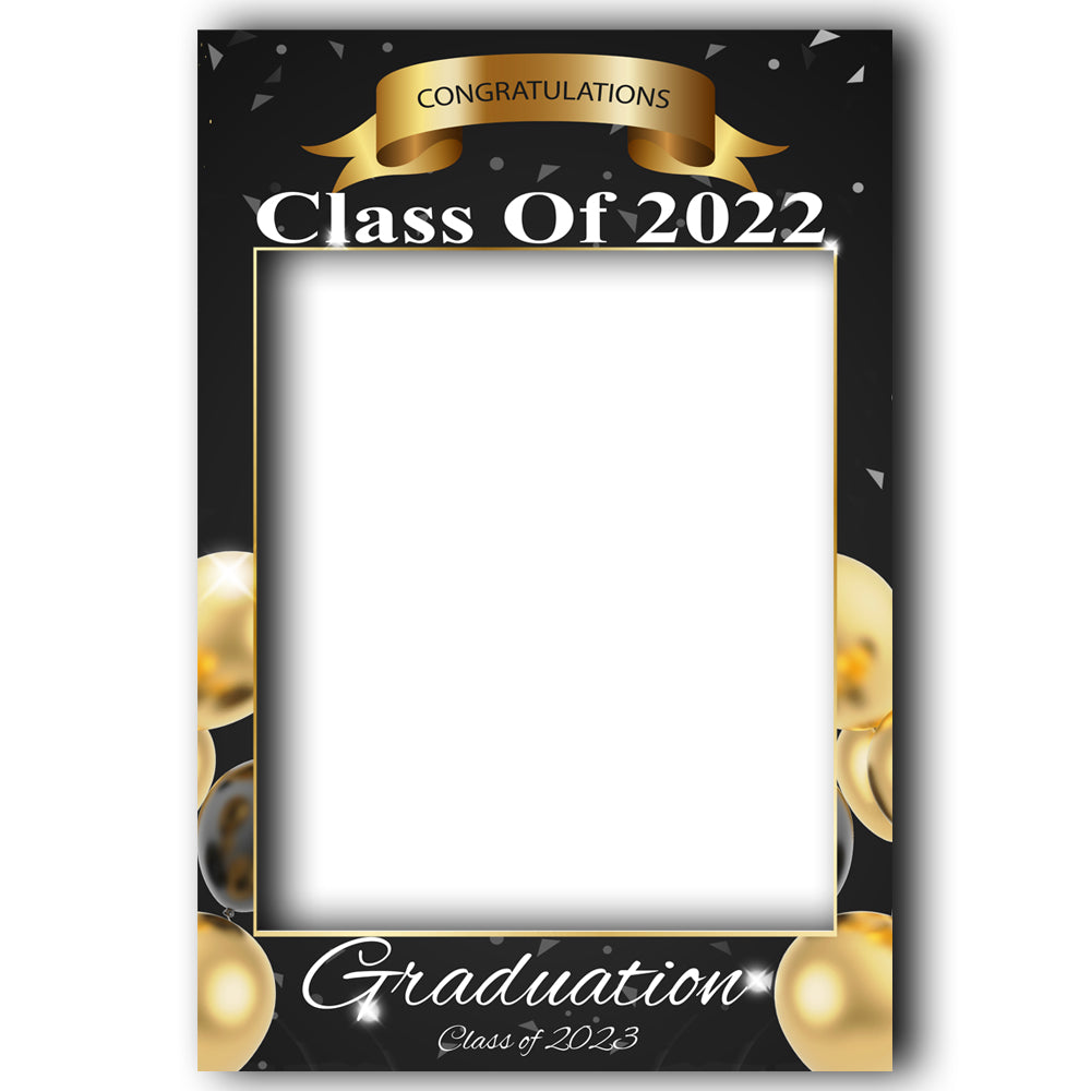 Graduation Frame Golden Gold Graduation | Personalised Selfie Frame | Domore.ie – Do More With ...