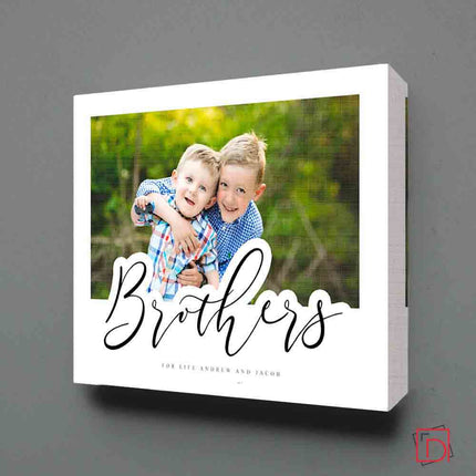 Brothers Forever Wall Art - Do More With Your Pictures