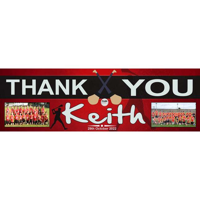 Thanks For Everything Appreciation Personalised Photo Banner