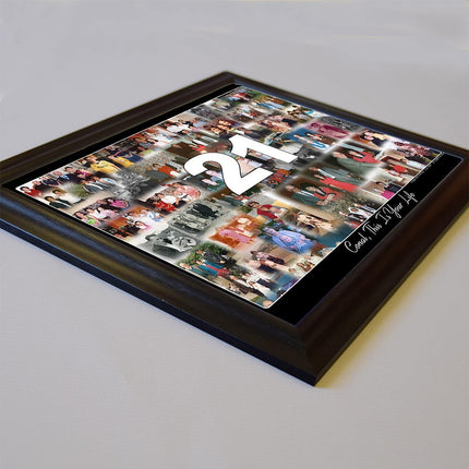 This IS Your Life Birthday Blended Memories Framed Collage