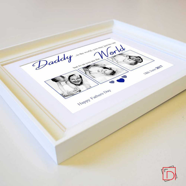 Father To The World You Are One Sentiment Gift Frame - Do More With Your Pictures