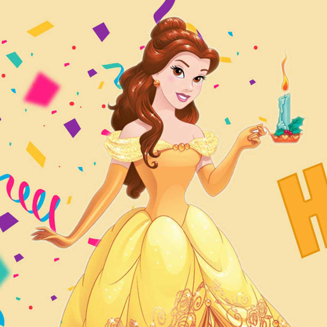 Belle Disney Princess Birthday Party Personalised Banner