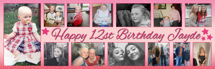 This Is Your Life Birthday Personalised Photo Banner