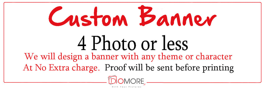 Let Us Design Your Custom Photo Banner, Any Theme, Colour, Show or Character | Preview in 24 Hrs