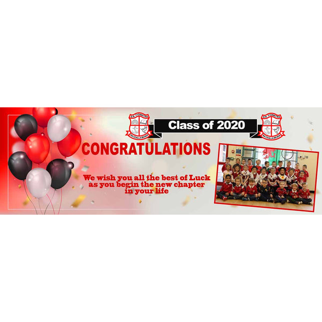 Graduation Party Personalised Banner