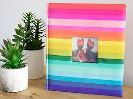 200 6X4 Rainbow Memo Photo Album By Kenro
