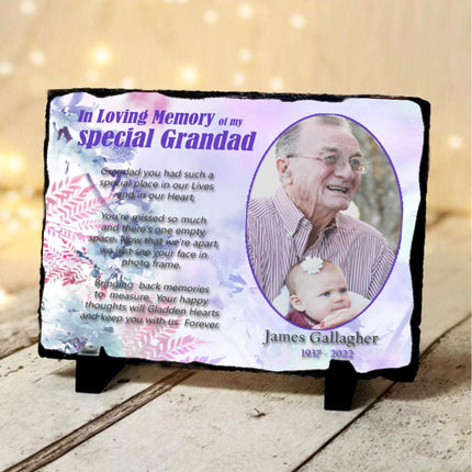 Special Grandad Memorial Slate