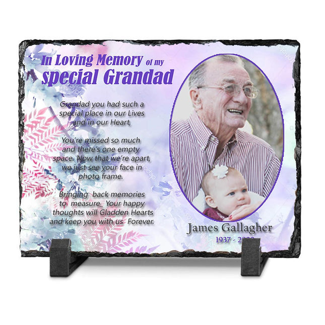 Special Grandad Memorial Slate