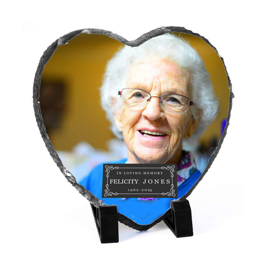 Heart Memorial Slate
