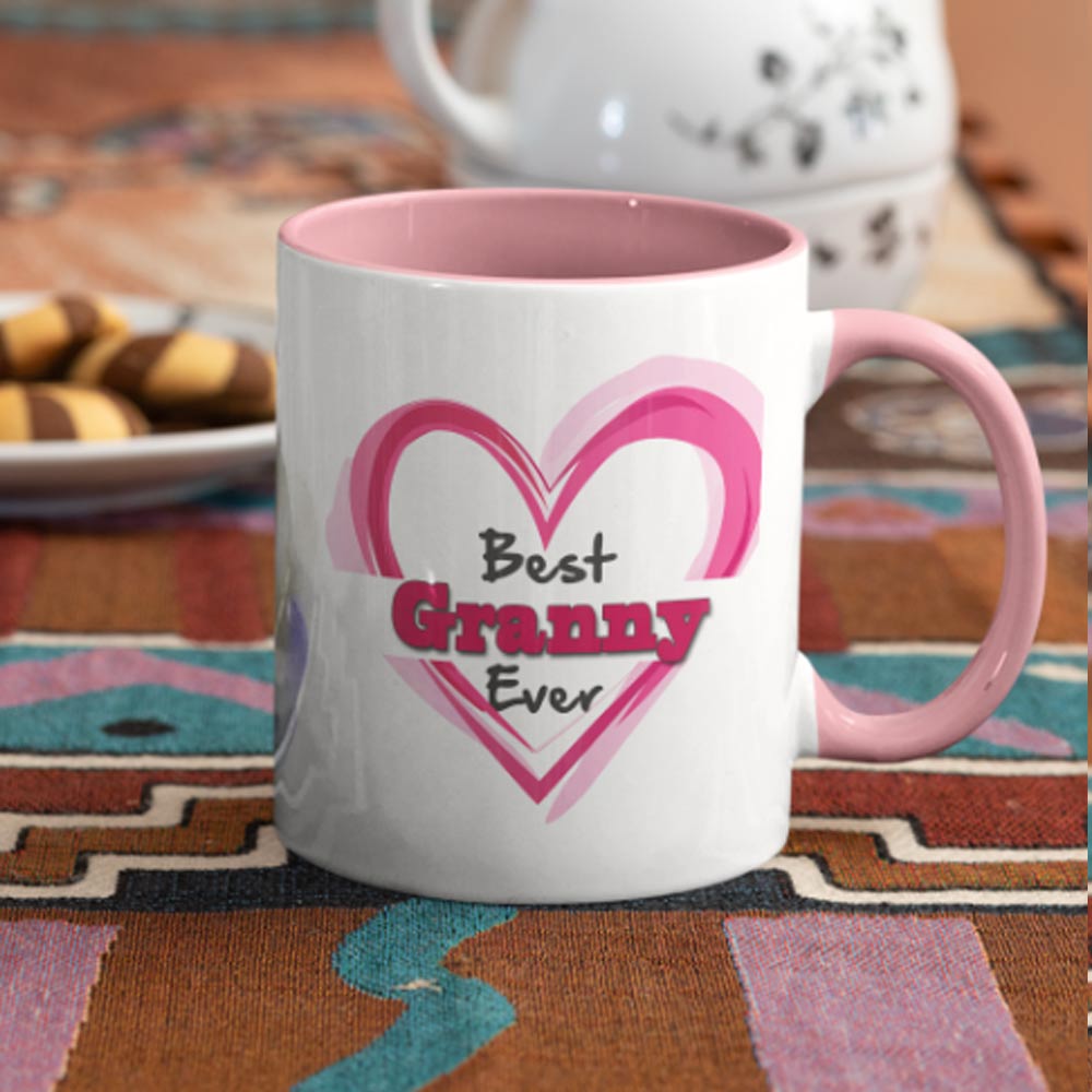 Best Granny EVER Personalised Photo Mug