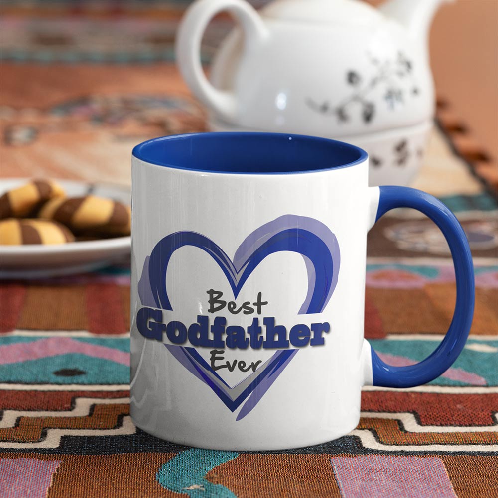 Best Godfather EVER Personalised Photo Mug